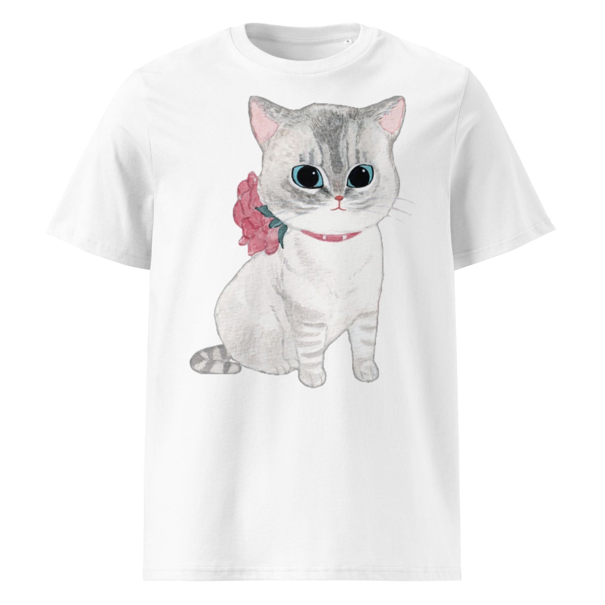 Ineffable Kitty Blanca T-Shirt Organic Cotton Front White